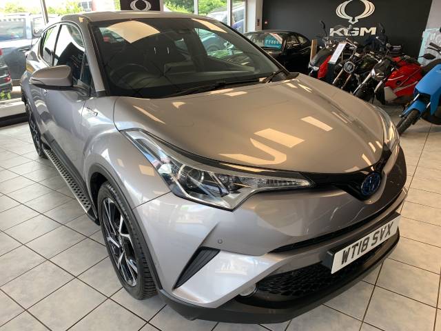 Toyota C-HR 1.8 Hybrid Design 5dr CVT Hatchback Petrol / Electric Hybrid Metal Stream Silver Metallic