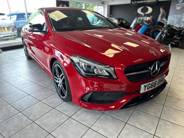 Mercedes-Benz CLA 2.1 CLA 200d AMG Line 4dr Saloon Diesel Flame Red