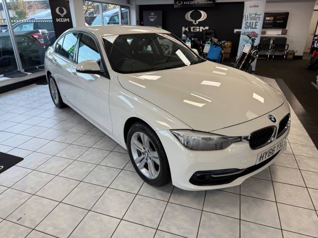 BMW 3 Series 2.0 320i Sport 4dr Step Auto Saloon Petrol Alpine White