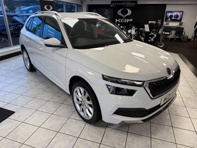 Skoda Kamiq 1.5 TSI SE L 5dr DSG Hatchback Petrol Moon White Metallic