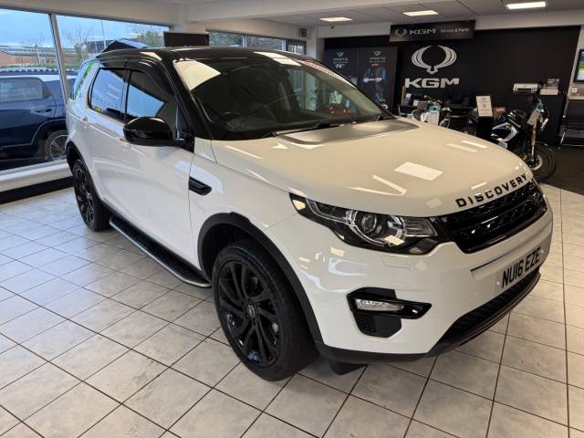 Land Rover Discovery Sport 2.0 TD4 180 HSE Black 5dr Auto Estate Diesel Fuji White