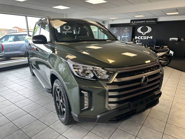 KGM Musso 2.2 Double Cab Pick Up Saracen Auto Double Cab Diesel Amazon Green Metallic