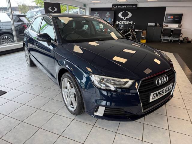 Audi A3 1.4 TFSI Sport 5dr S Tronic Hatchback Petrol Cosmos Blue Metallic