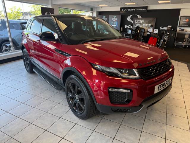 Land Rover Range Rover Evoque 2.0 TD4 SE Tech 5dr Auto (Black Pack) Estate Diesel Firenze Red Metallic