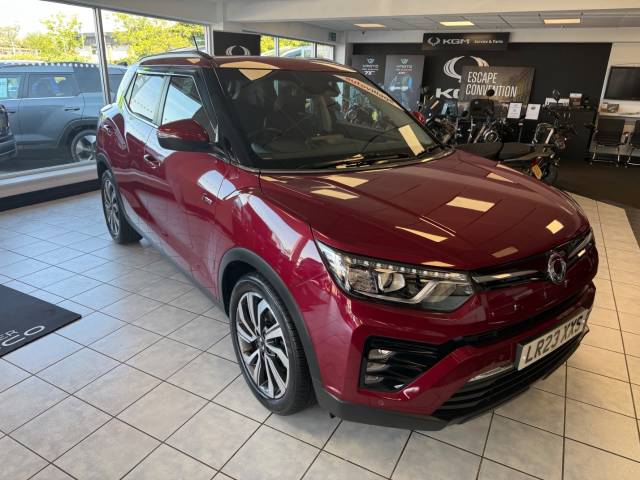 SsangYong Tivoli 1.5P Ultimate Auto 5dr Hatchback Petrol Cherry Red Metallic