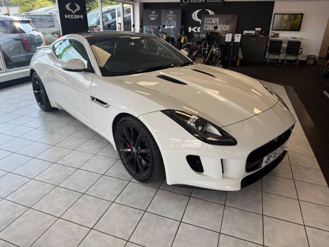 Jaguar F-Type 3.0 V6 S Auto Euro 6 (s/s) 2dr Coupe Petrol Polaris White