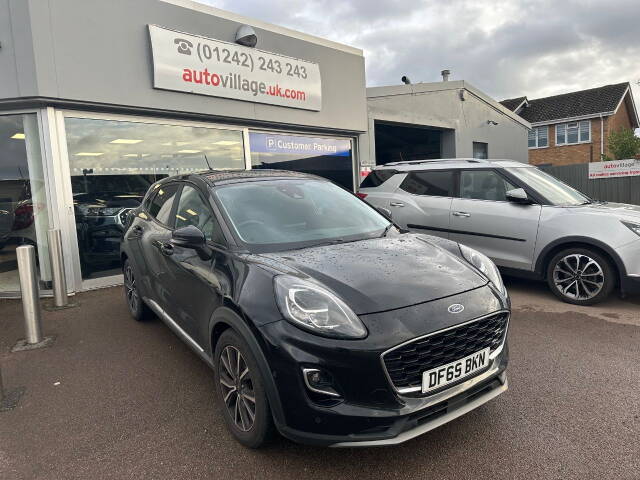 Ford Puma 1.0 EcoBoost Hybrid mHEV Titanium First Ed 5dr Hatchback Petrol Panther Black
