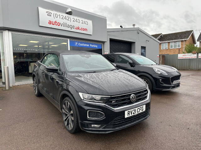 Volkswagen T-Roc 1.5 TSI R-Line 2dr DSG Convertible Petrol Deep Black Metallic