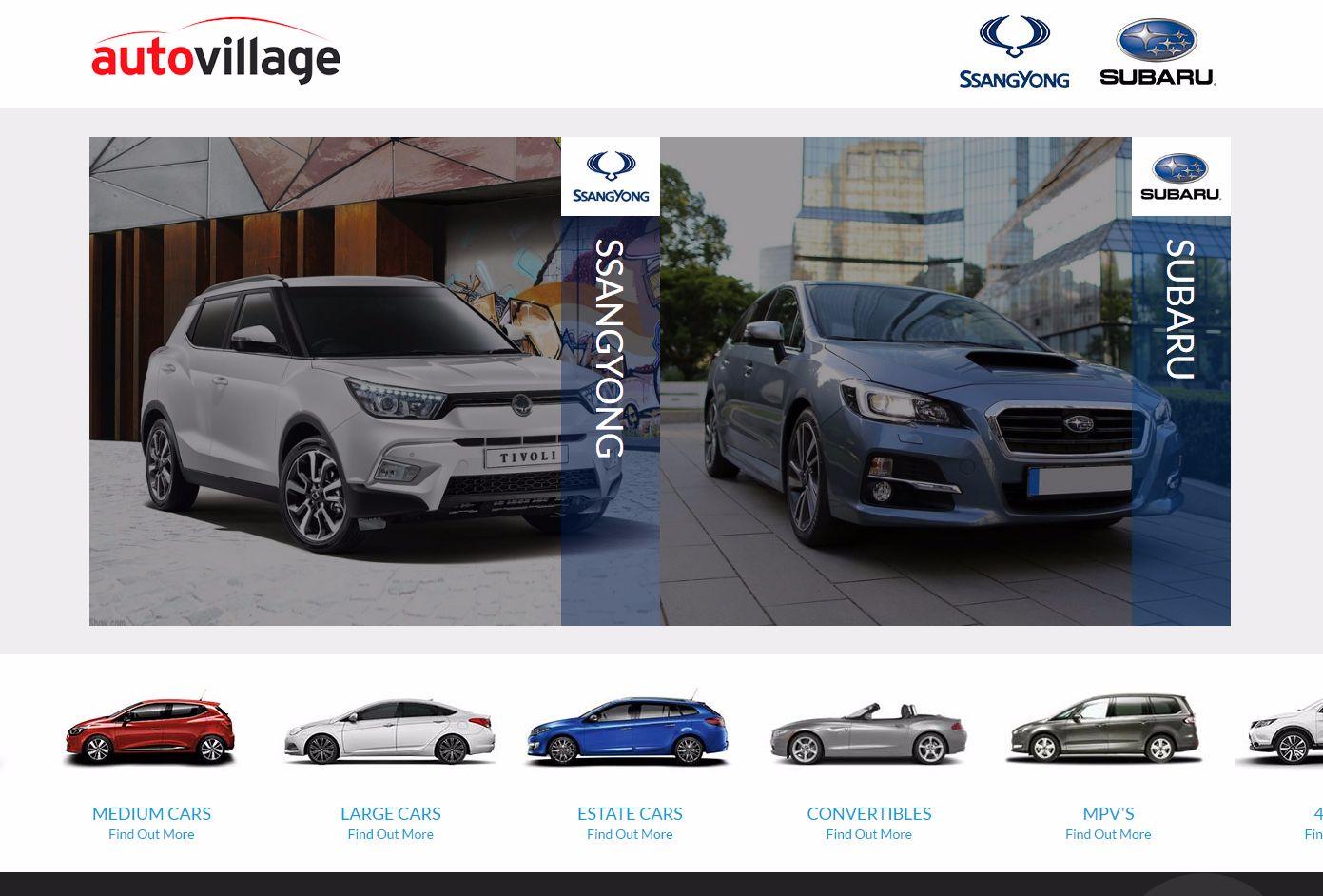 AUTOVILLAGE – the UK’s NUMBER ONE SSANGYONG DEALER