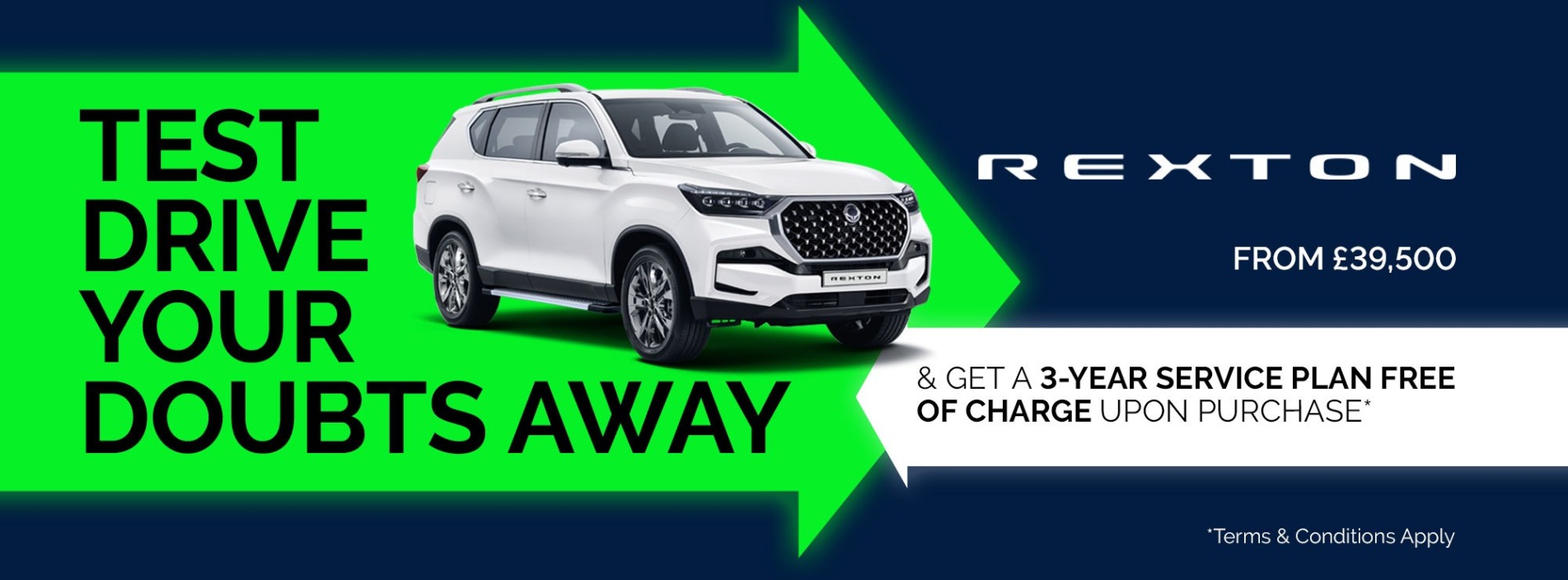 Rexton Offer banner